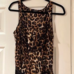 Cheetah print express dress worn once
